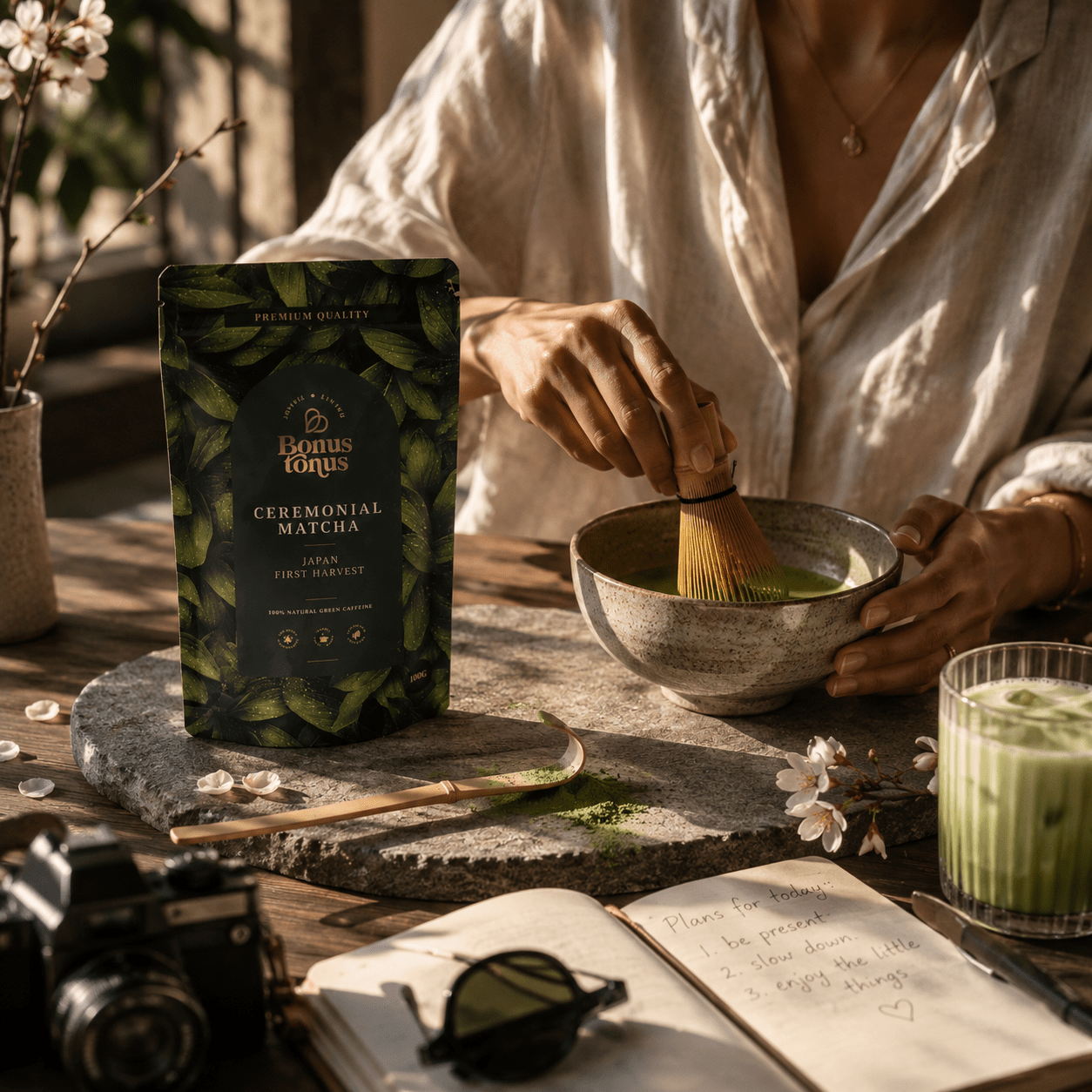 Ceremoninė matcha JaponijaBONUS TONUS
